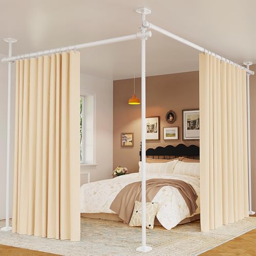 Black Adjustable Room Divider A894264