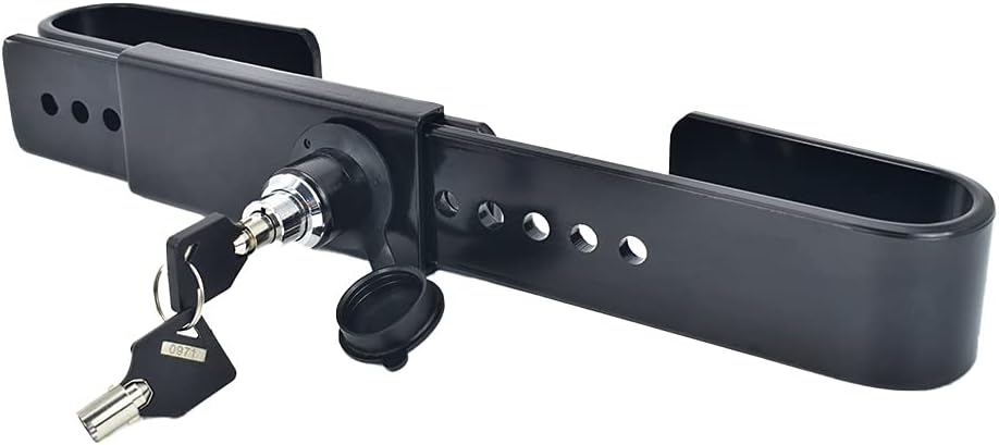 Steel Cargo Door Lock with 2 Tubular Keys I817