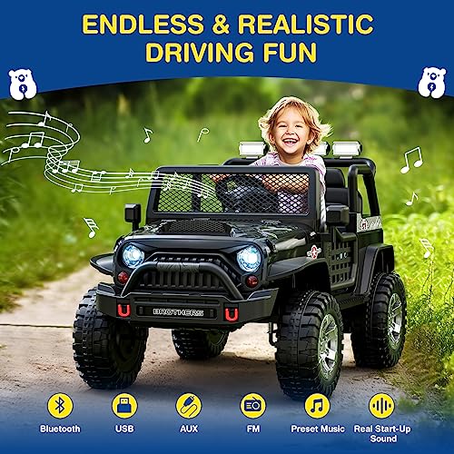 12V 2 Seater Ride On Car with Remote Control K982