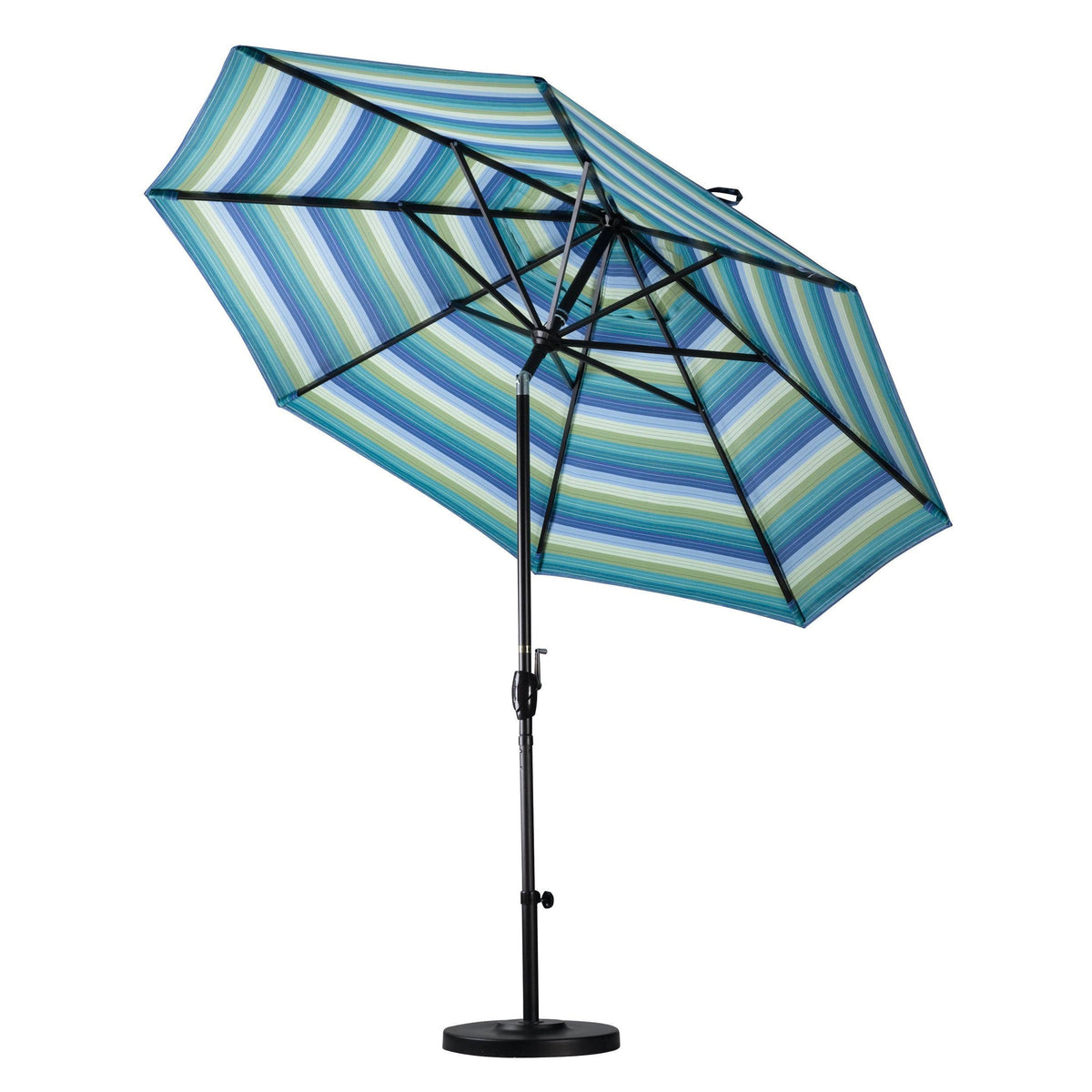 9-Foot Black Aluminum Market Umbrella J8874