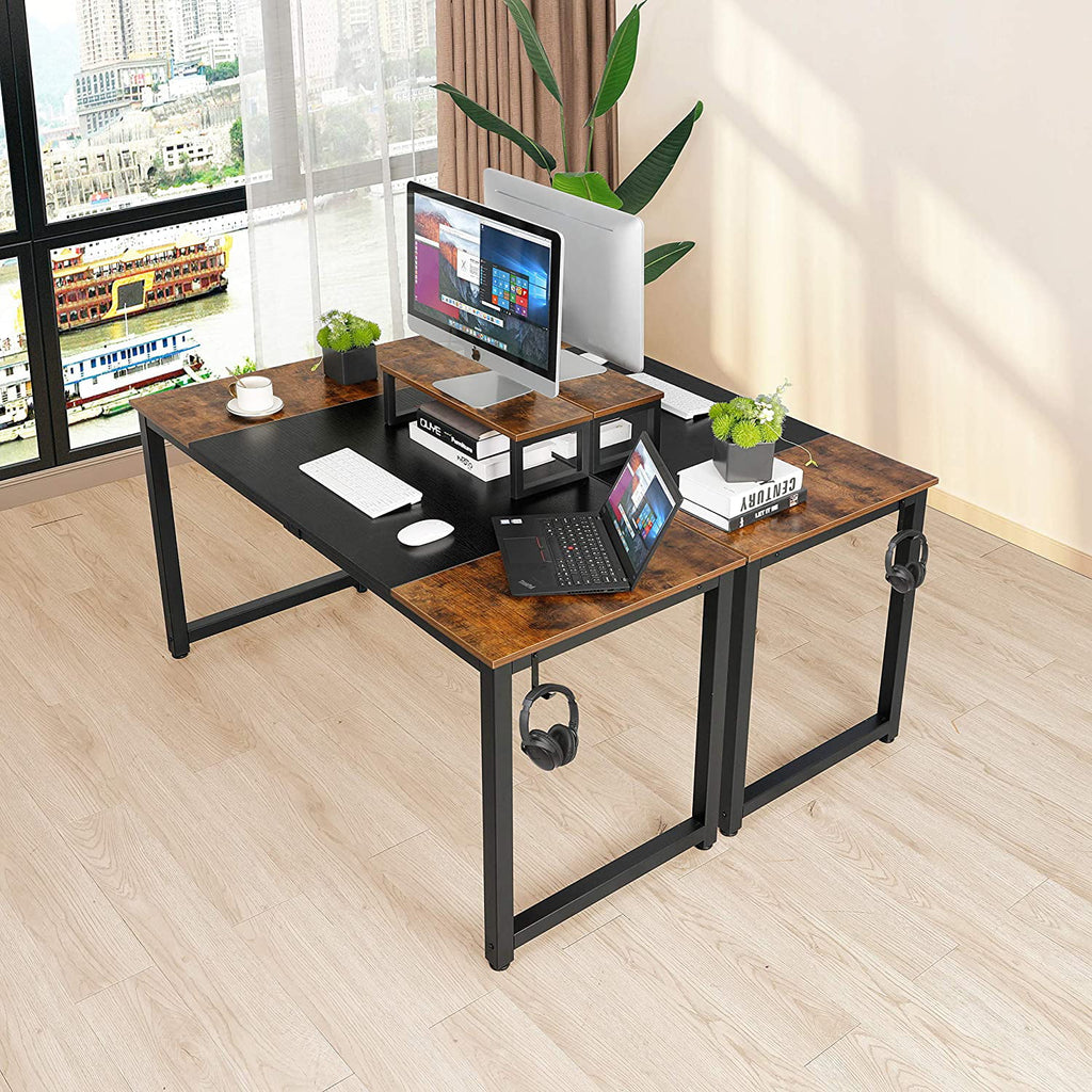 Computer Desk with Monitor Stand Q698