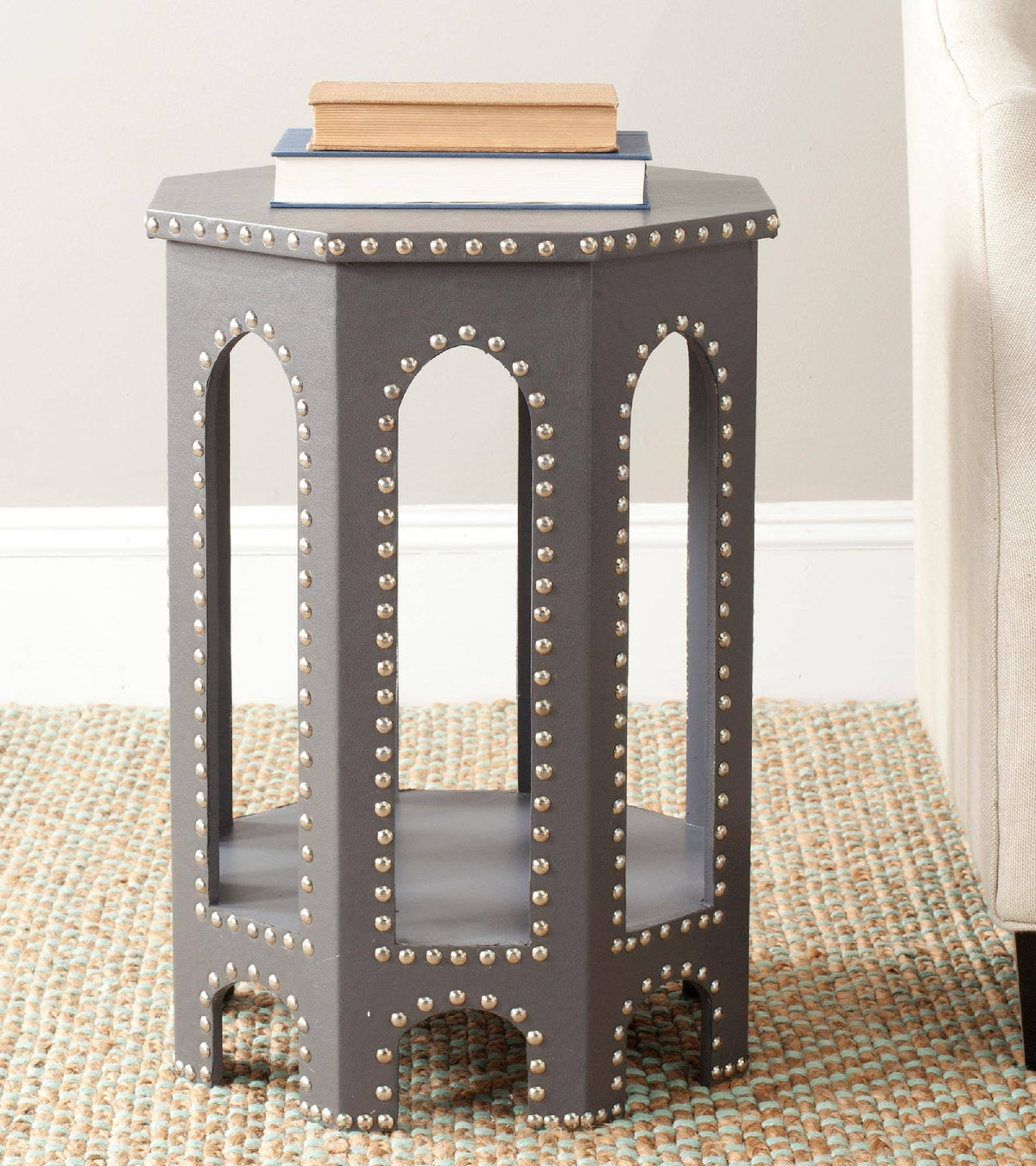 Grey End Table T54743