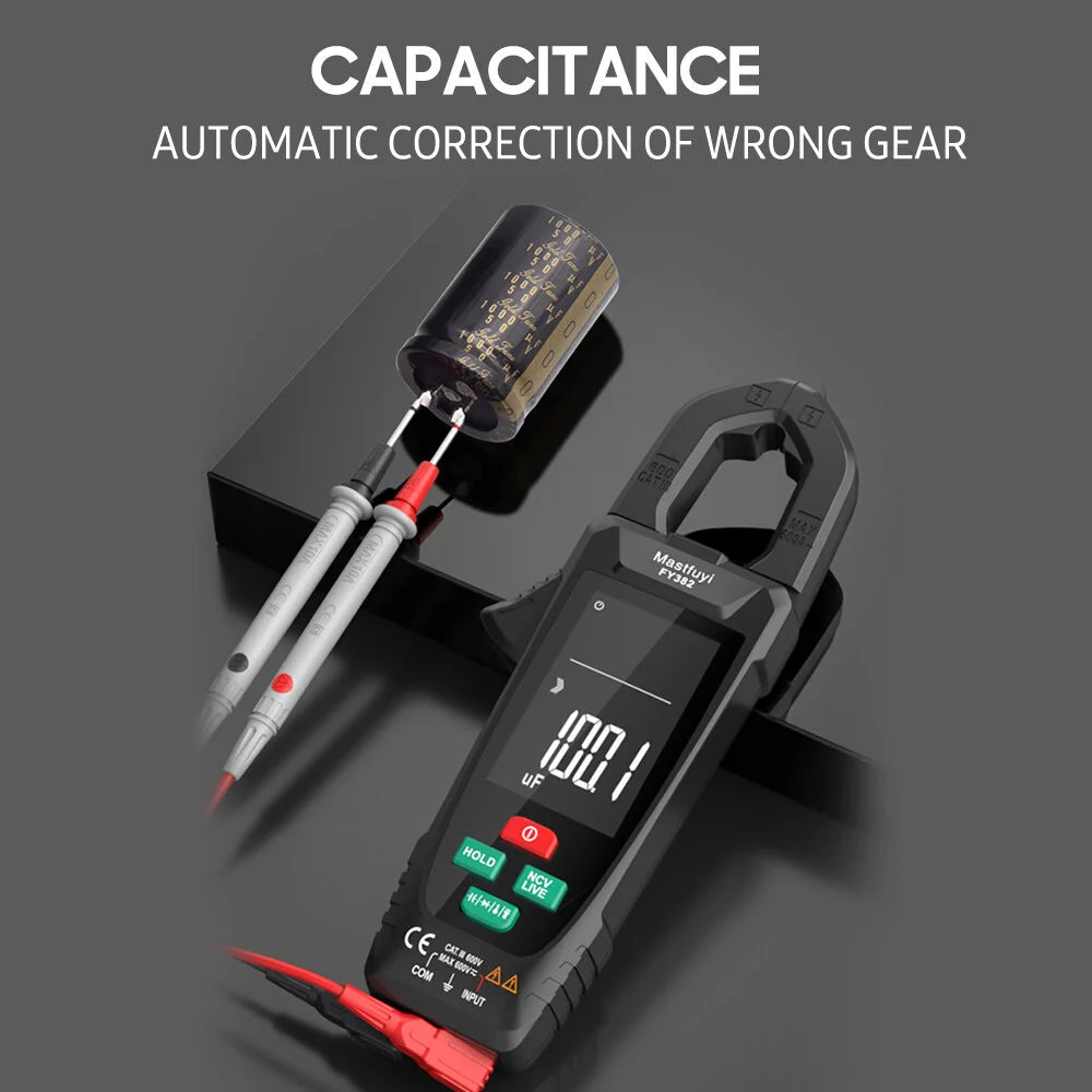 True RMS 9999 Counts Digital Clamp Meter G469