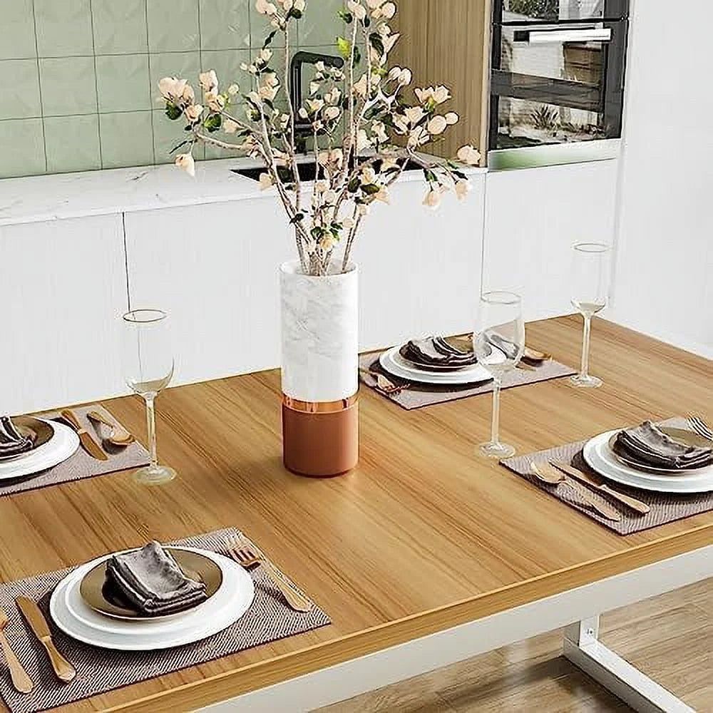 3-Piece Dining Table Set with 2 Benches G801