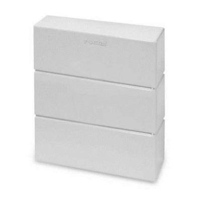 6 inch Right End Cap for Baseboard (White) S23621