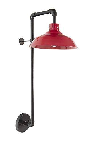 Red Metal Wall Sconce Y629417