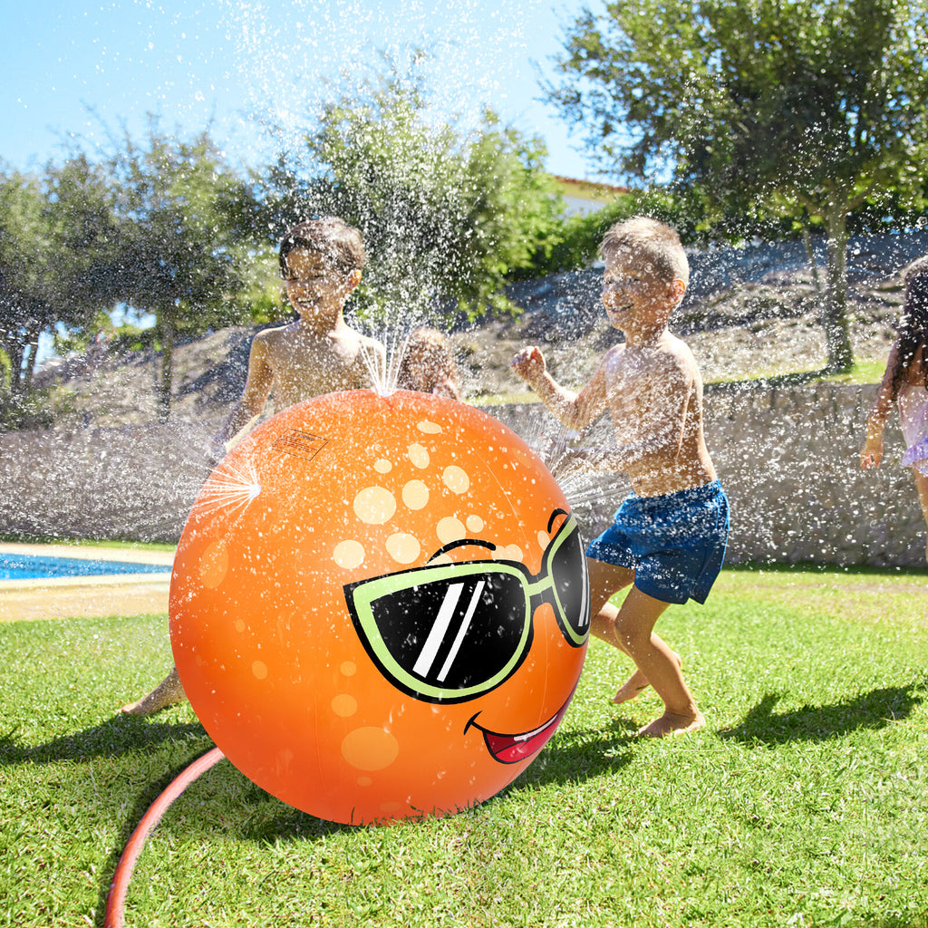 Orange Shaped Inflatable Sprinkler Water Toy X221308