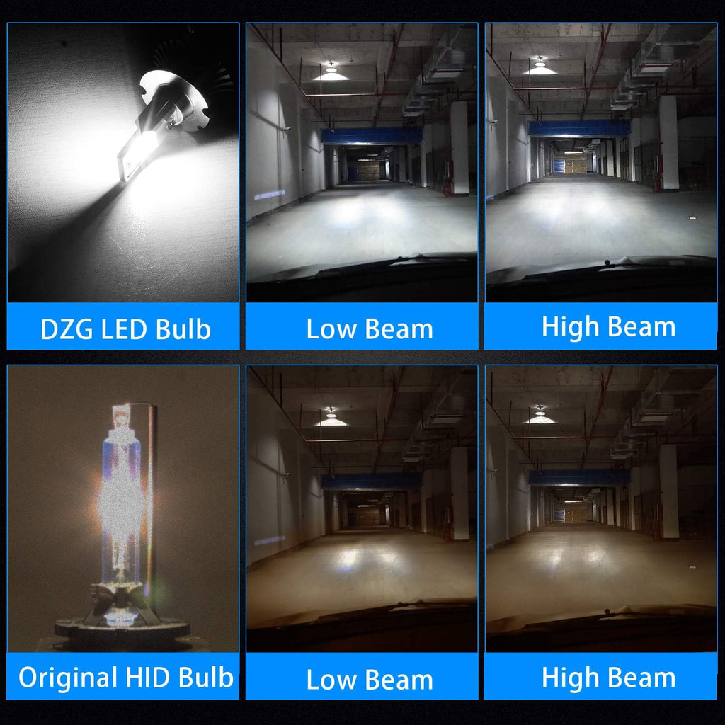 D2S D2R LED Headlight Bulb 6000K 35W Conversion Kit, 1 Pair Pack of 2 A194