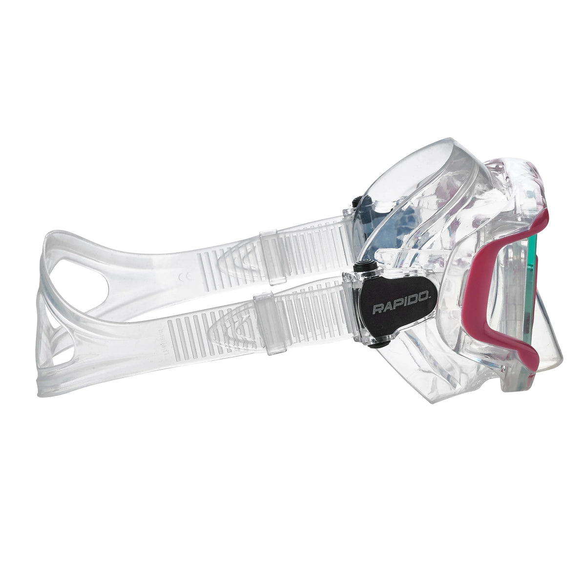 Snorkel Mask with Adjustable Flipper Fins and Dry Snorkel Set Travel Bag U638947