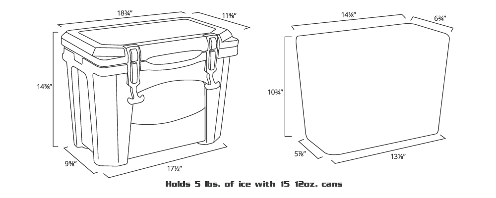 15 quart Tan Cooler U535