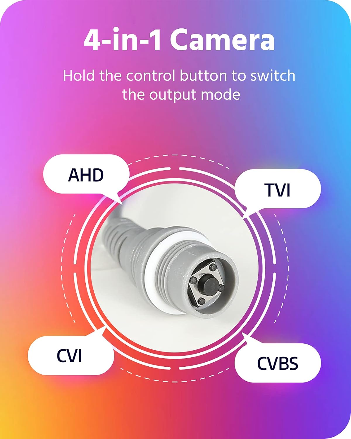 5MP Security Bullet Camera with Full Color Night Vision A921