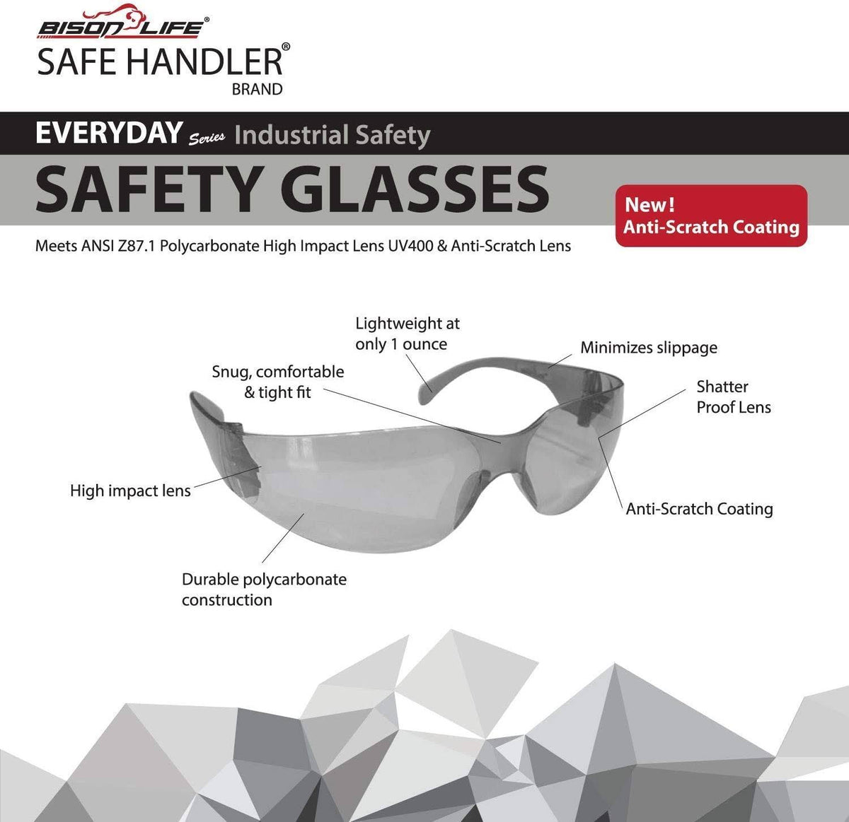 Brown Safety Glasses Pack of 144 X927651