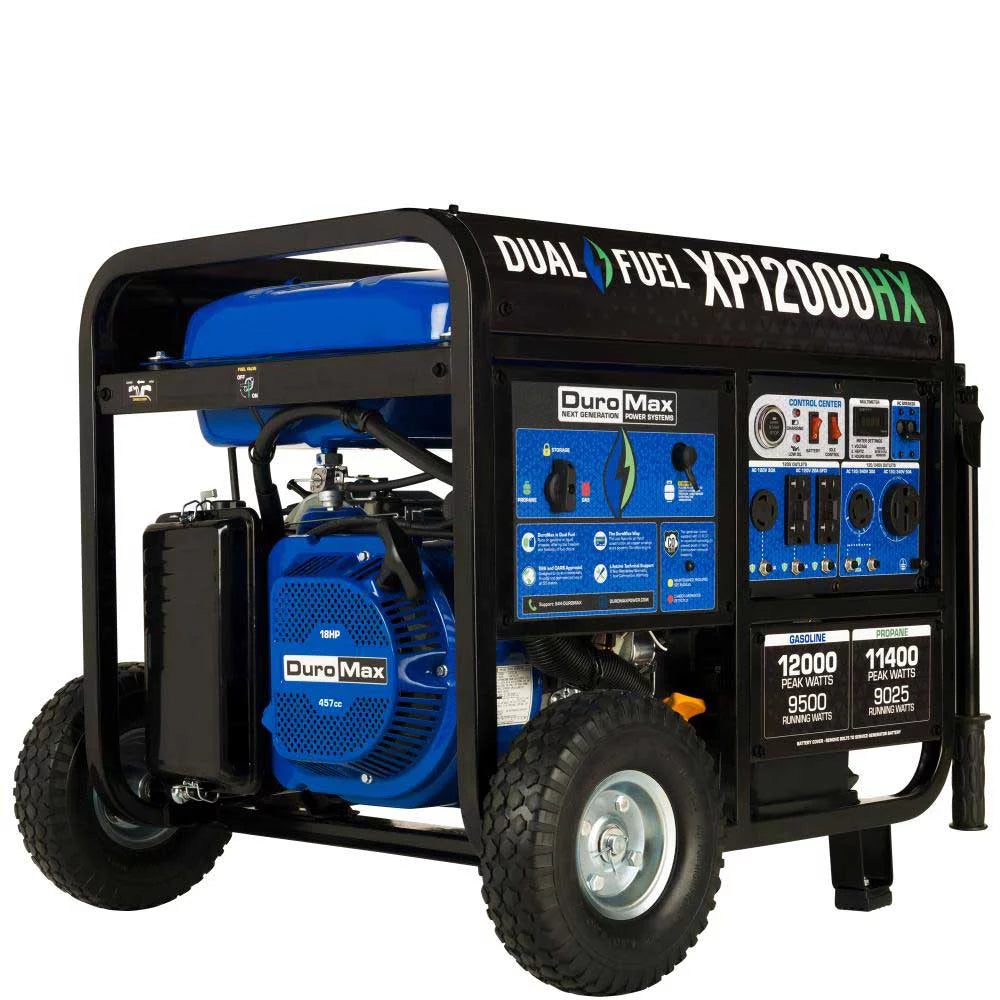 Dual Fuel Gas Propane Portable Generator 12,000 Watt O81152