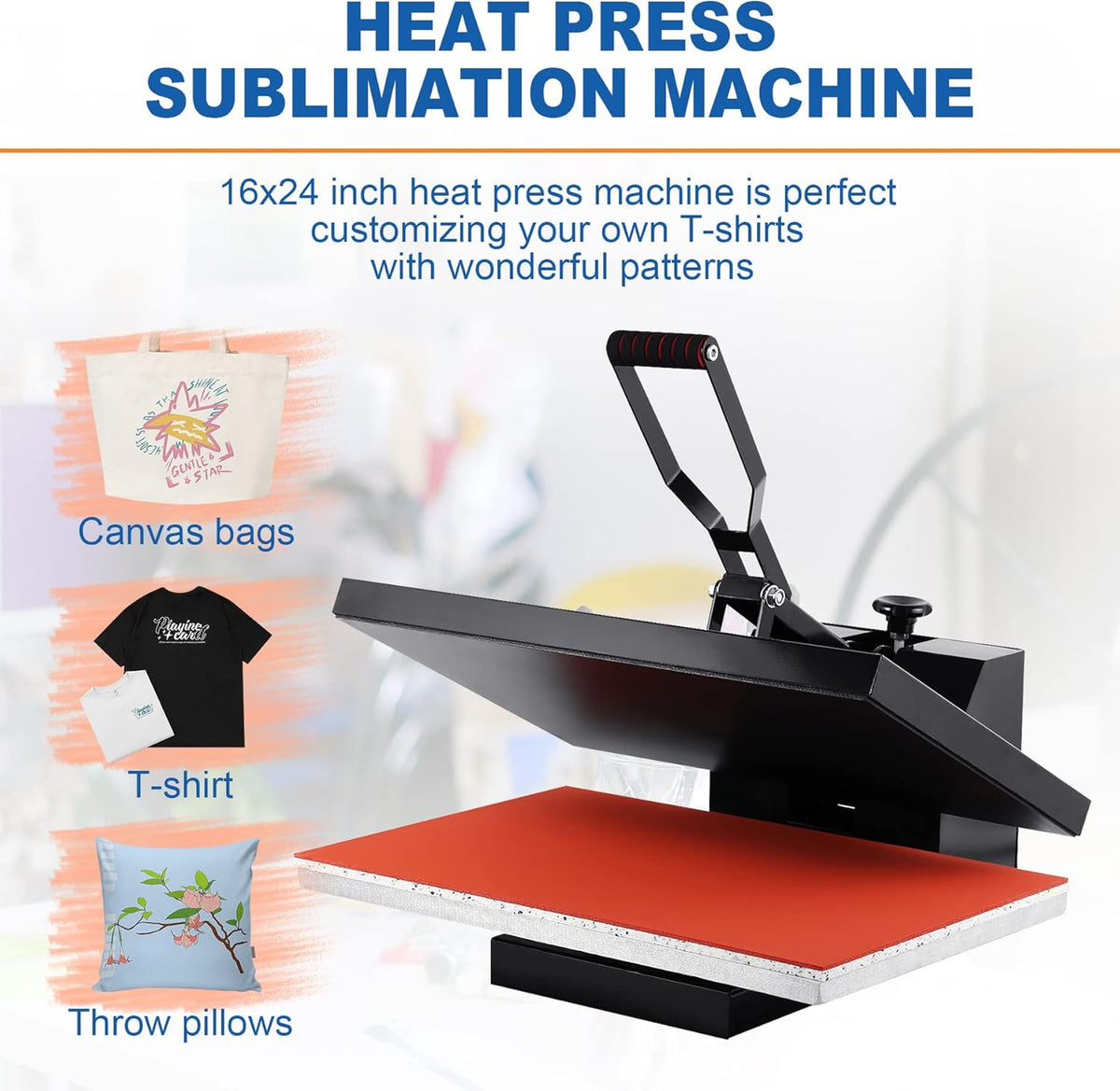 16x24" Clamshell Heat Press Machine V9295