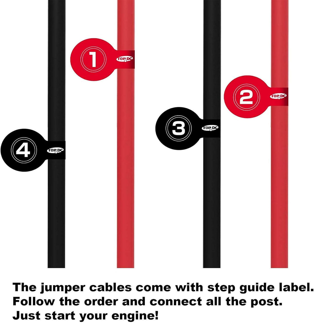 1-Gauge 25-FT 700Amp Heavy Duty Jumper Cables with Carry Bag N639