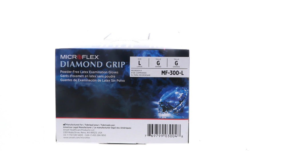 Large White Powder-Free Latex Examination Gloves K456
