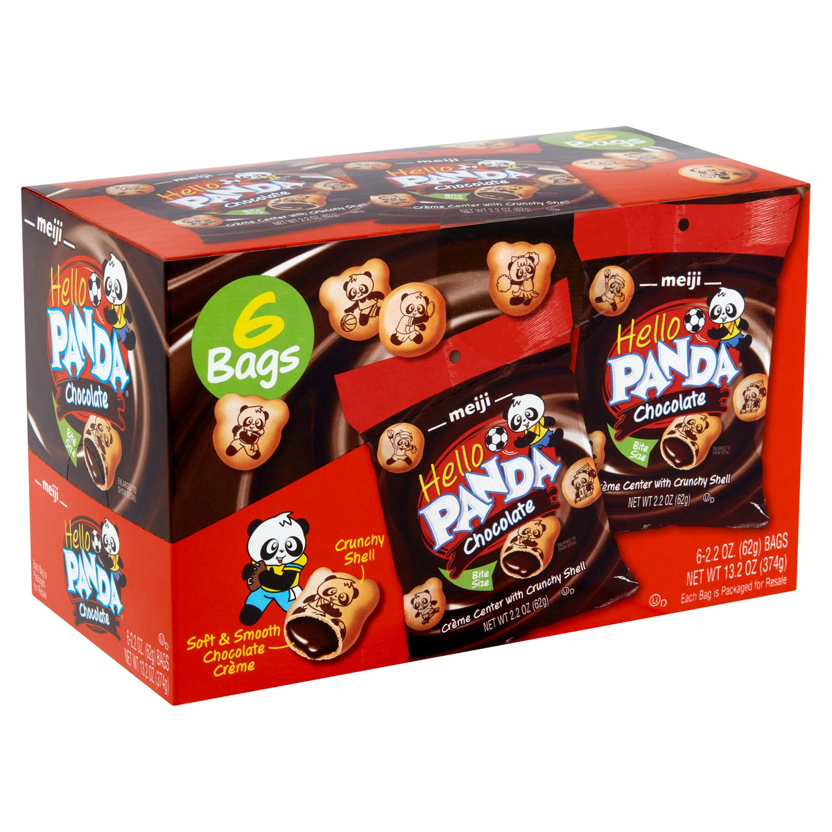 Bite Size Chocolate Crème Center Cookies, 2.2 Oz, 6 Ct S9037