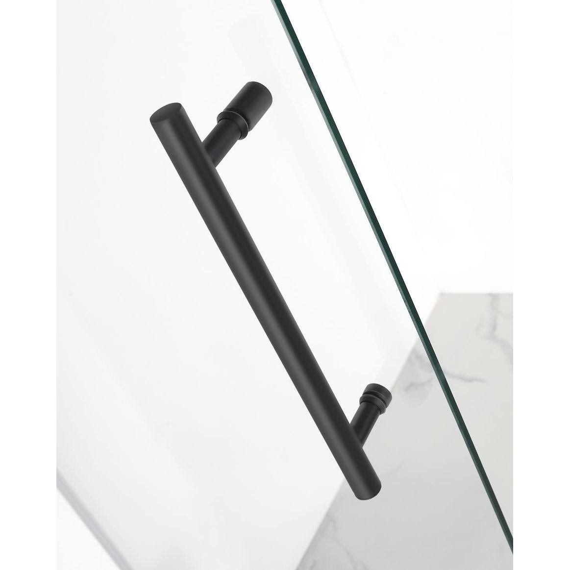 Bronze Frameless Hinged Shower Door G462
