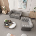 Beige Velvet Sofa Loveseat Chair 3 Piece Set J195172
