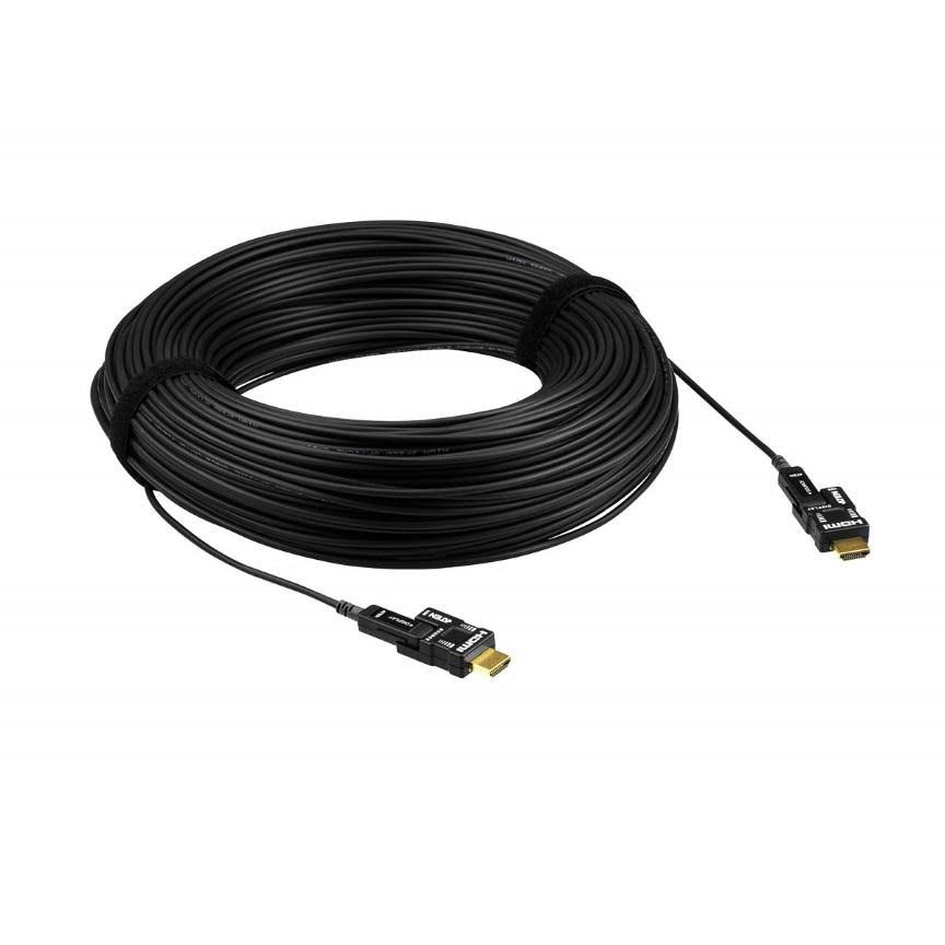 Video / audio cable kit, 328 ft, hybrid copper/fiber optic, active, plenum, 4K support B4441