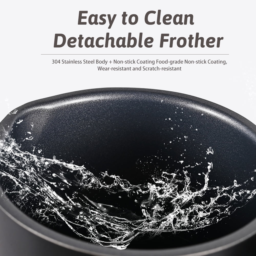 4 in 1 Electric Milk Frother and Steamer 11.84oz Non-Stick K6045