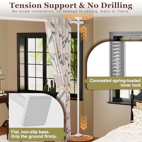 Black Adjustable Room Divider A894264