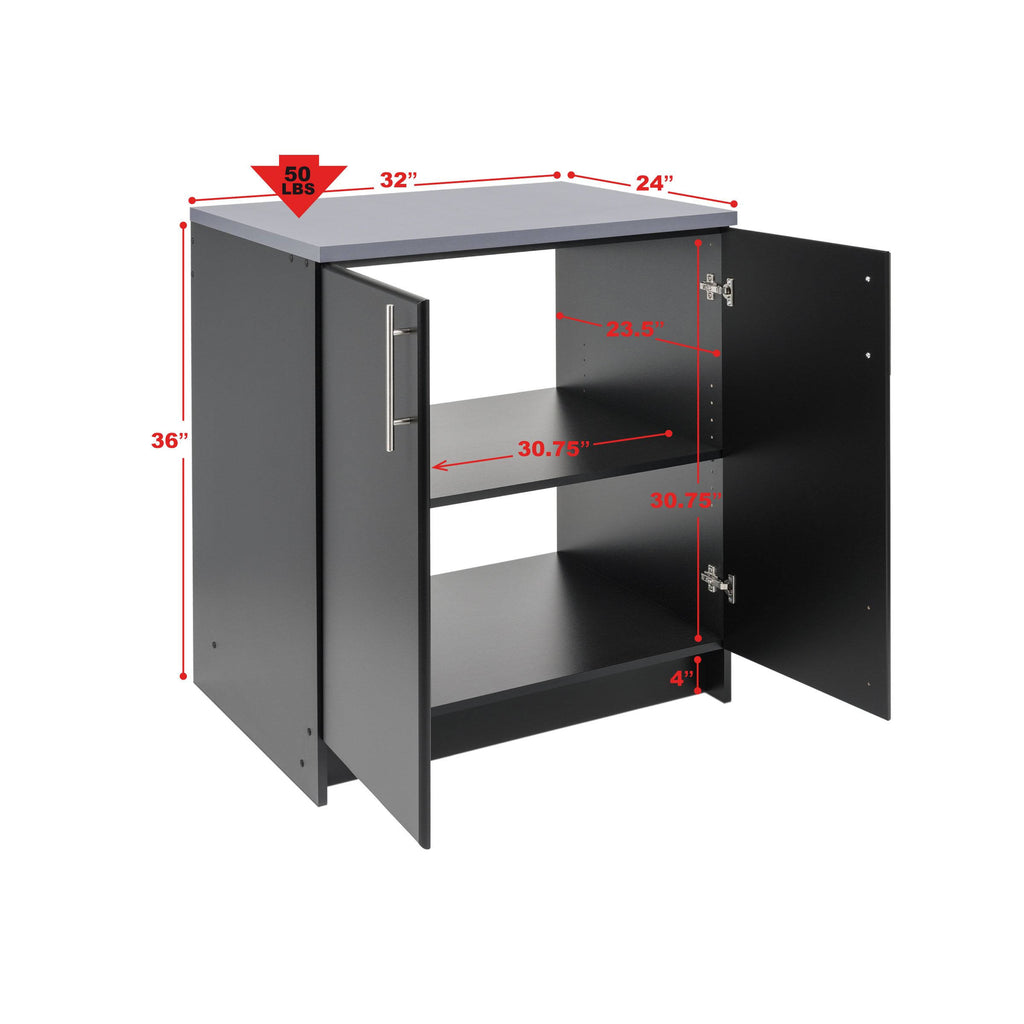 Black Base Cabinet F25091