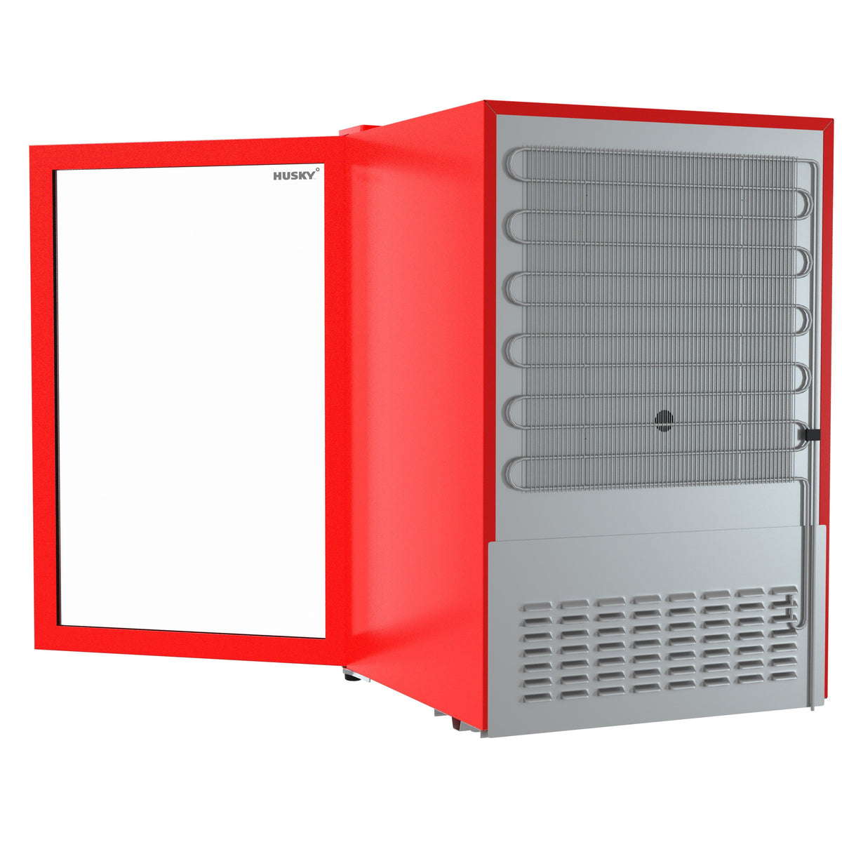 Red Freestanding Mini Fridge S423349