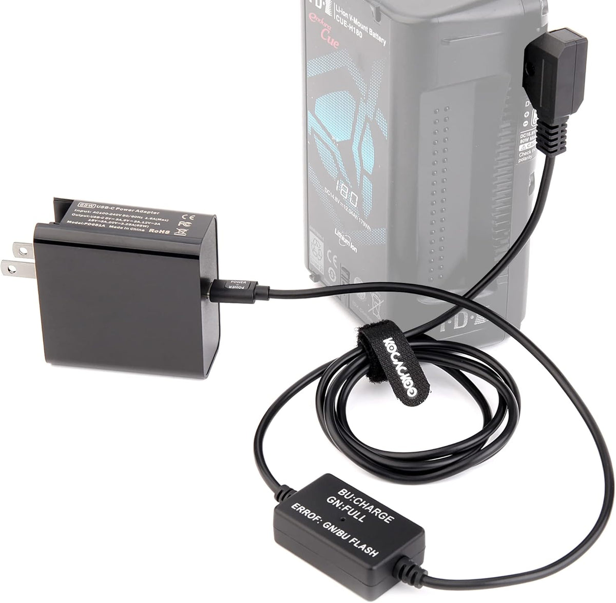 D-Tap Battery Quick Charge Power Adapter Kit, Pack of 2 Q676