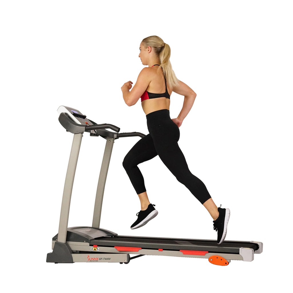 Manual Incline Folding Treadmill with Pulse Sensors B270291