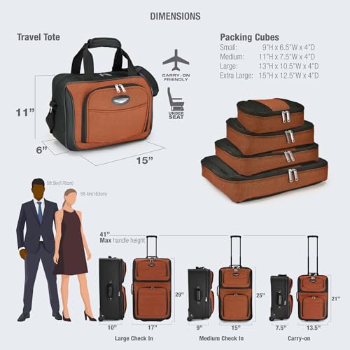 4-Piece Softside Expandable Luggage Set, Gray D914