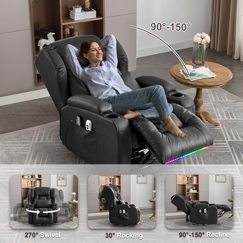 Brown Velvet Power Recliner Sofa with Massage & Heat G775249
