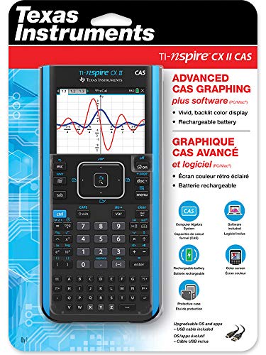 TI-Nspire CX II CAS Graphing Calculator with Color Screen K725