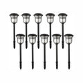 Black LED 3000K Landscape Path Light 10-Pack J58069