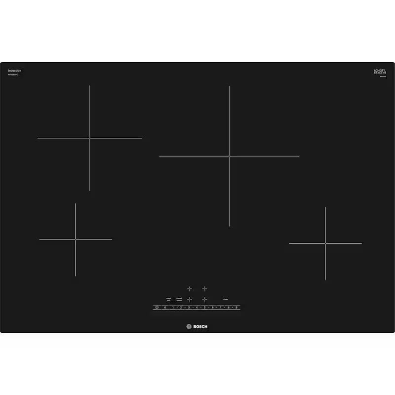 30 in. Black Induction Cooktop with 4 Elements E467278