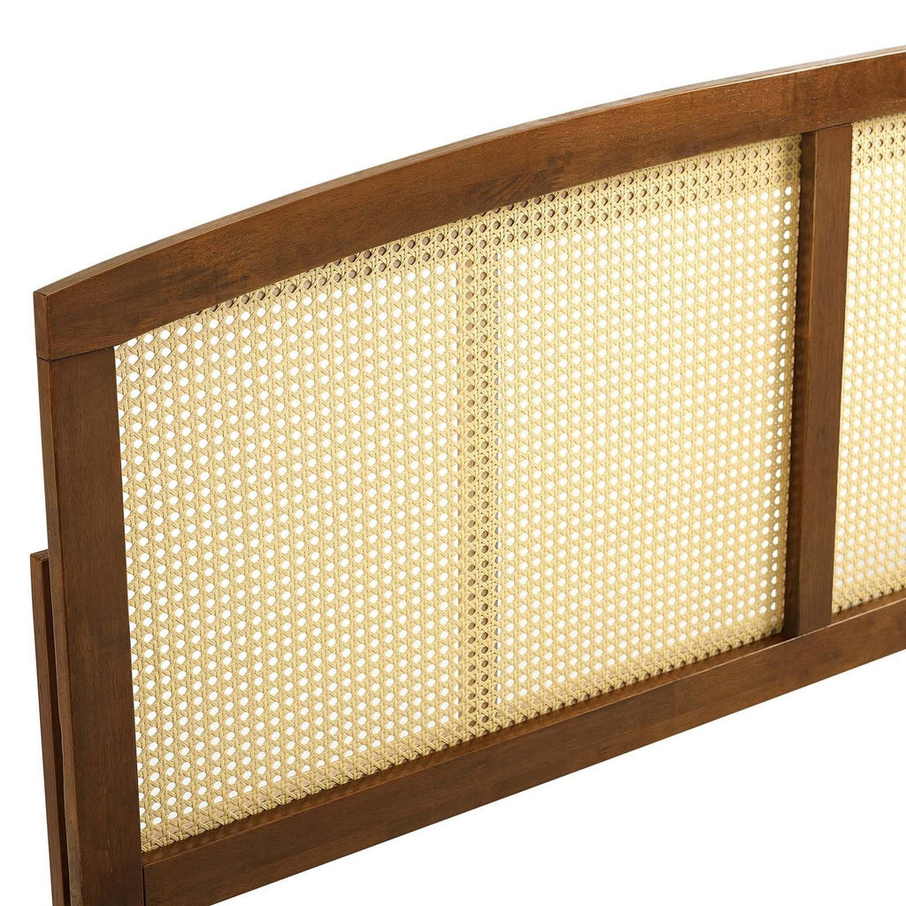 Walnut Cane King Headboard V33117