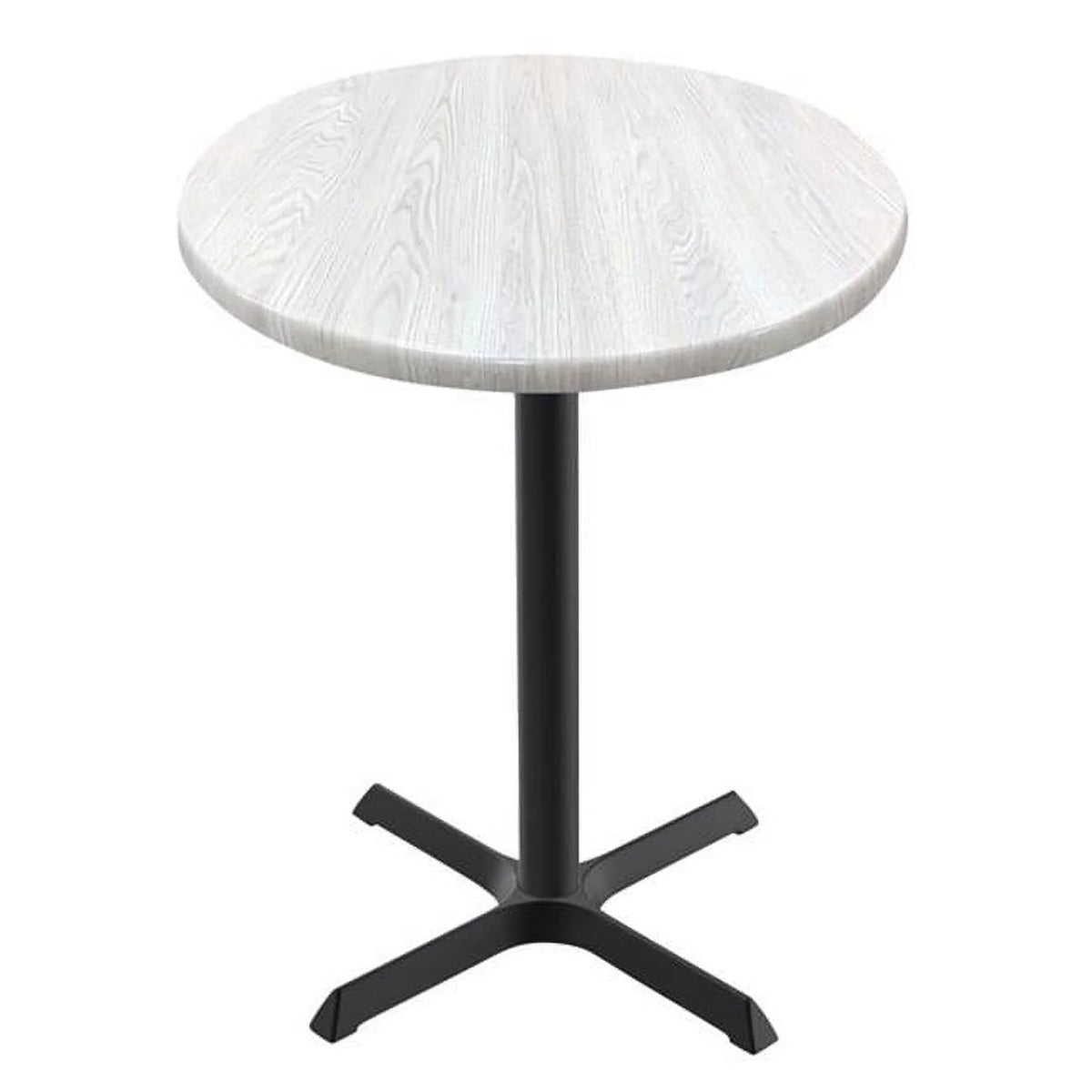 36 in. Tall Round Table with 30 in. Dia. White Ash Top V583