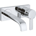 Single-Handle Wall Mount Bathroom Faucet in Starlight Chrome D571474