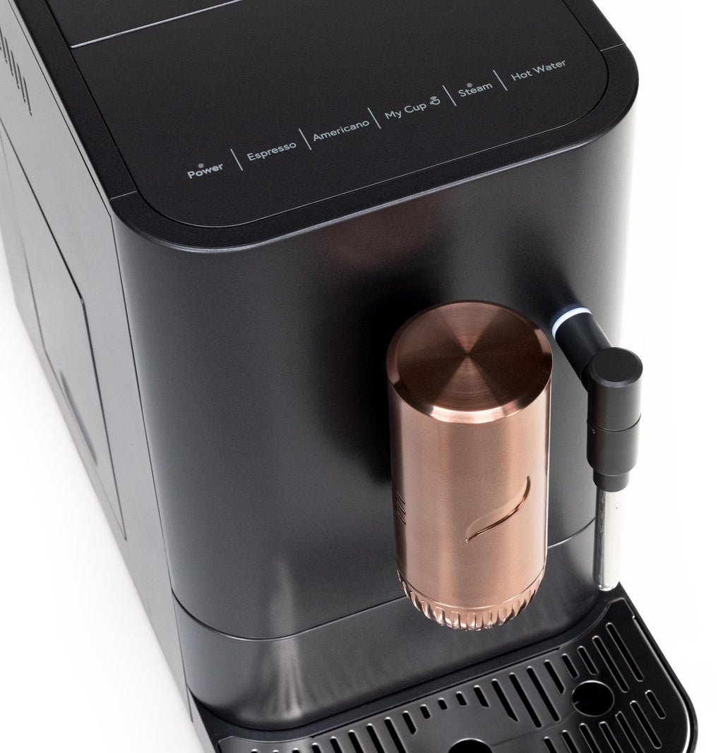 Automatic Espresso Machine with Milk Frother and Bean Grinder, Matte Black, 1.2 Liter U883144