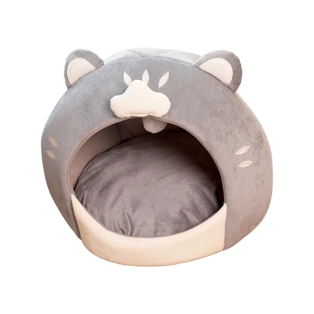 Cat Bed with Plush Ball Inner Cushion Machine Wash M9128