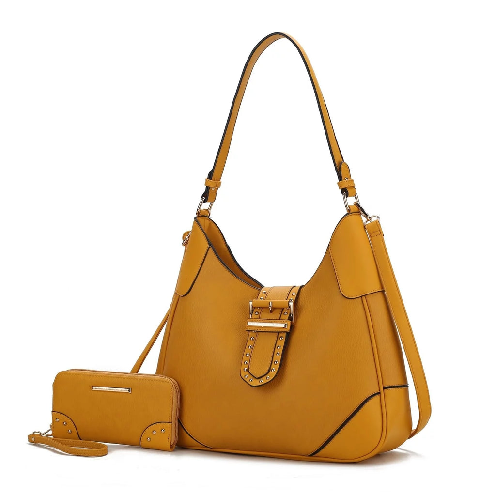 Women's Shoulder Handbag & Matching Wallet 2 Piece Set A855
