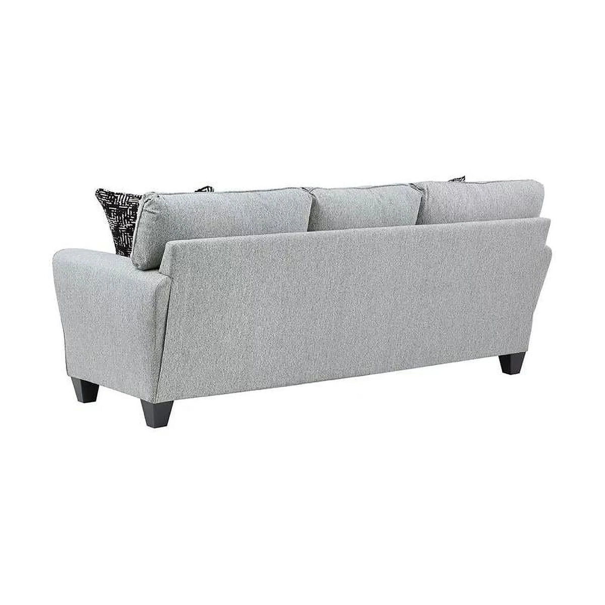 Cream Woven Poly Sofa V7655