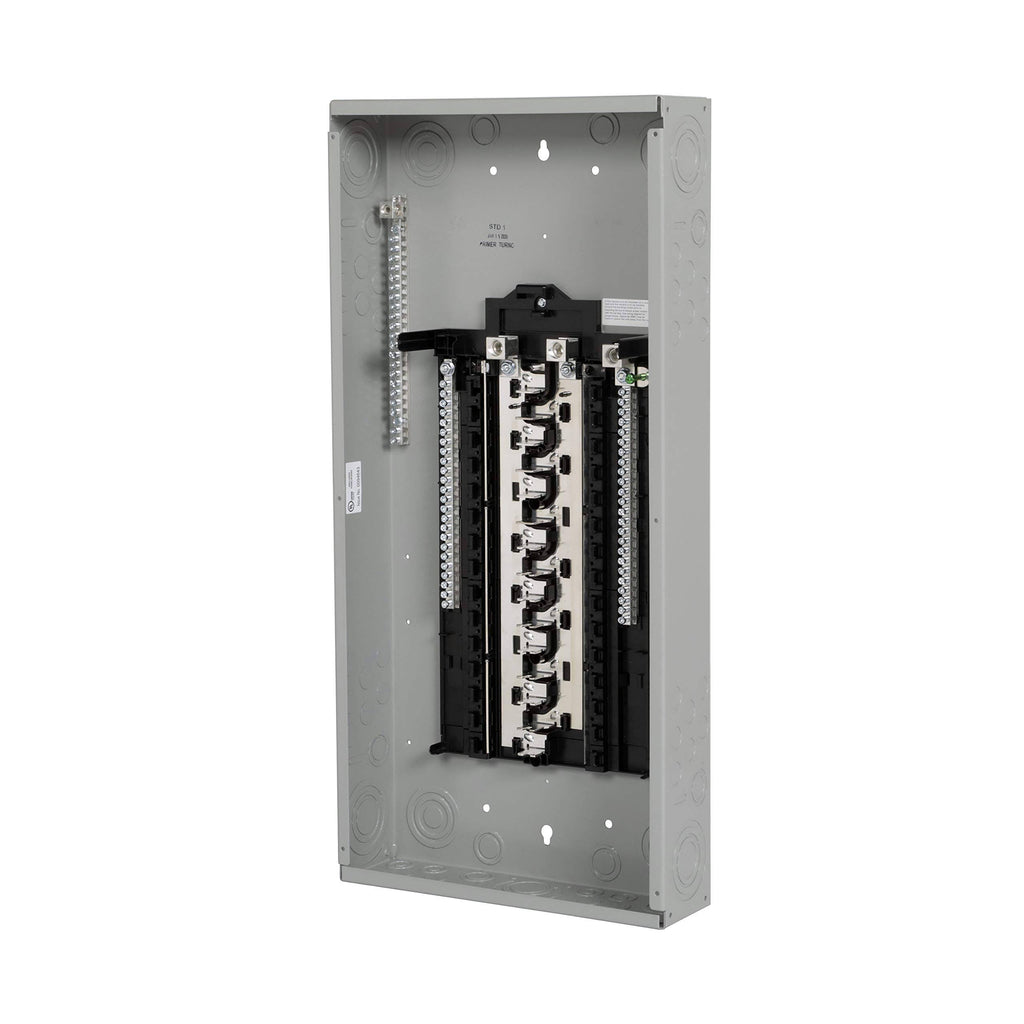 200 Amp 30-Space 48-Circuit Main Lug Load Center Indoor with Copper Bus, Grey J98545