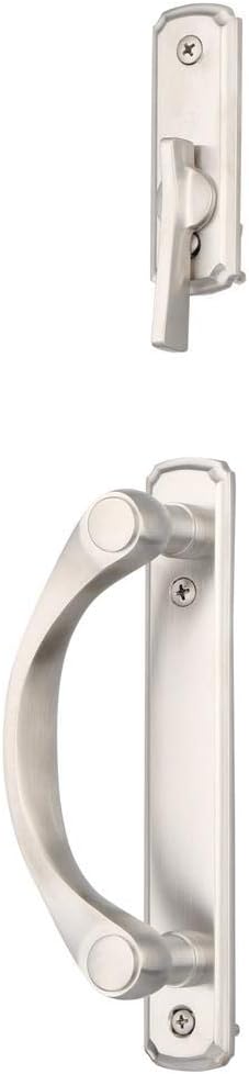 Satin Nickel 2-panel Gliding Door Hardware Set Y8584