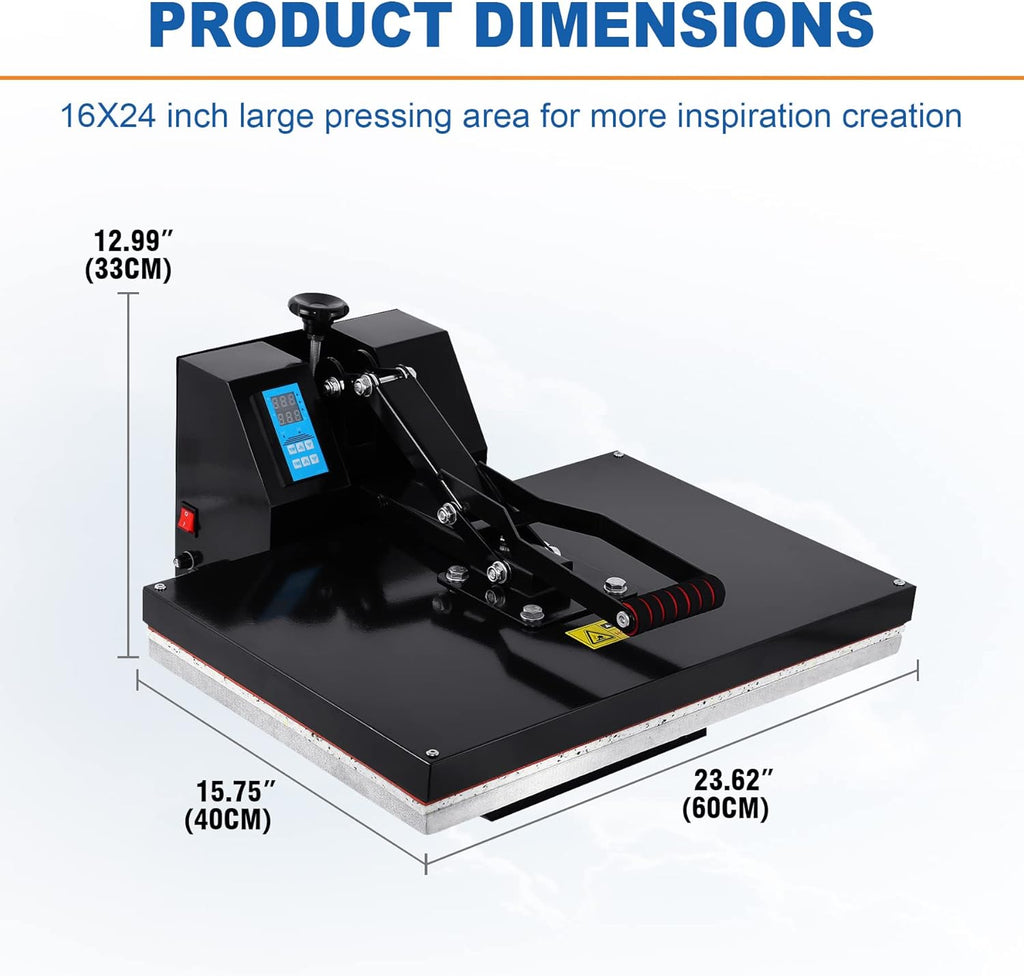 16x24" Clamshell Heat Press Machine V9295