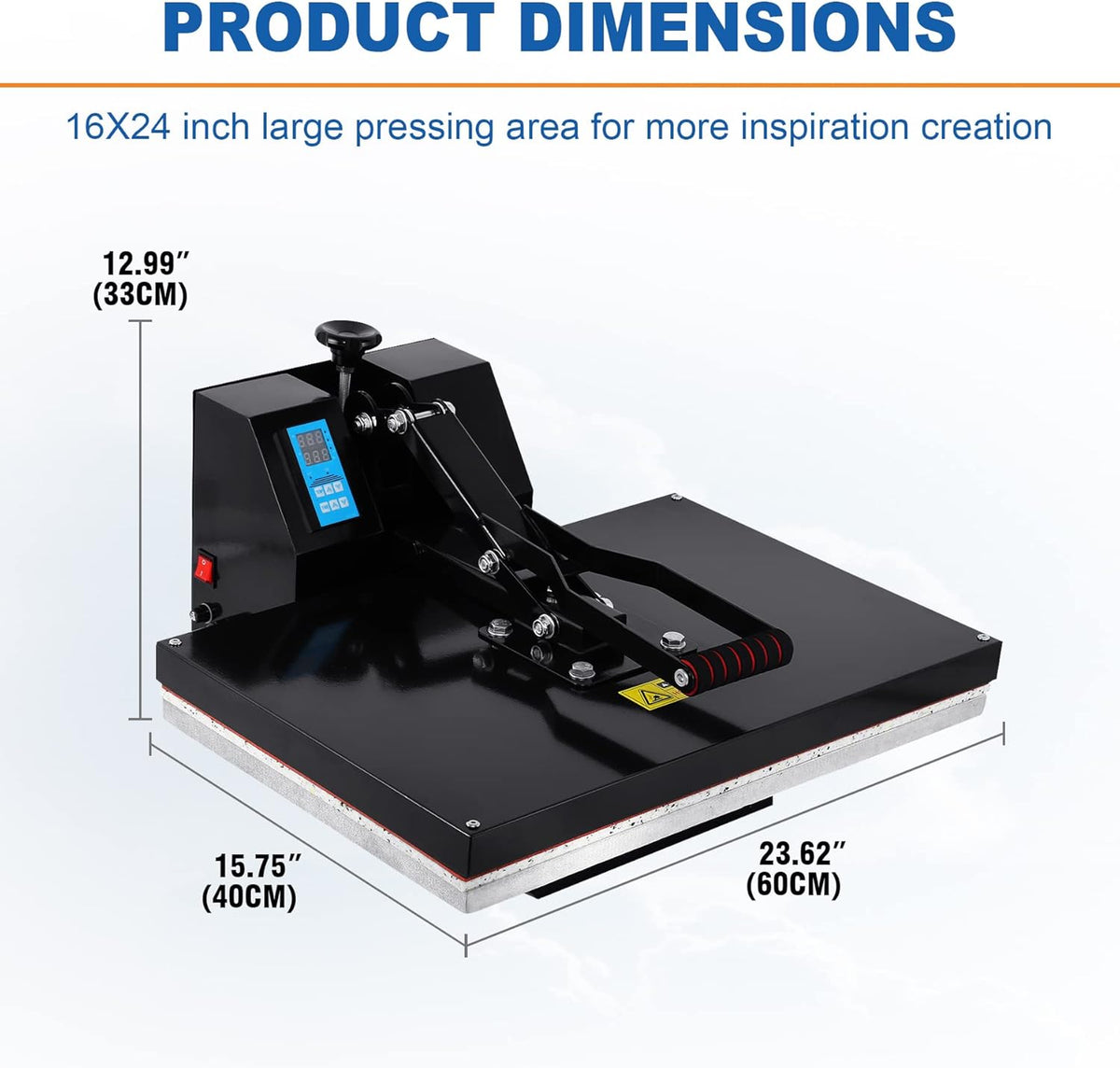 16x24" Clamshell Heat Press Machine V9295