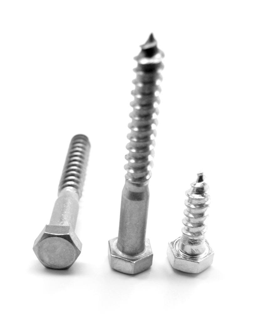 5/8x22-5 x 12x22 Hex Lag Screw Low Carbon Steel Zinc Plated R528