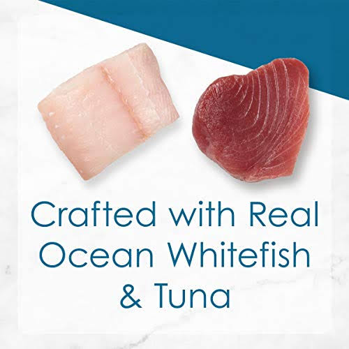 Grilled Gravy Canned Wet Cat Food, Ocean Whitefish & Tuna B10805