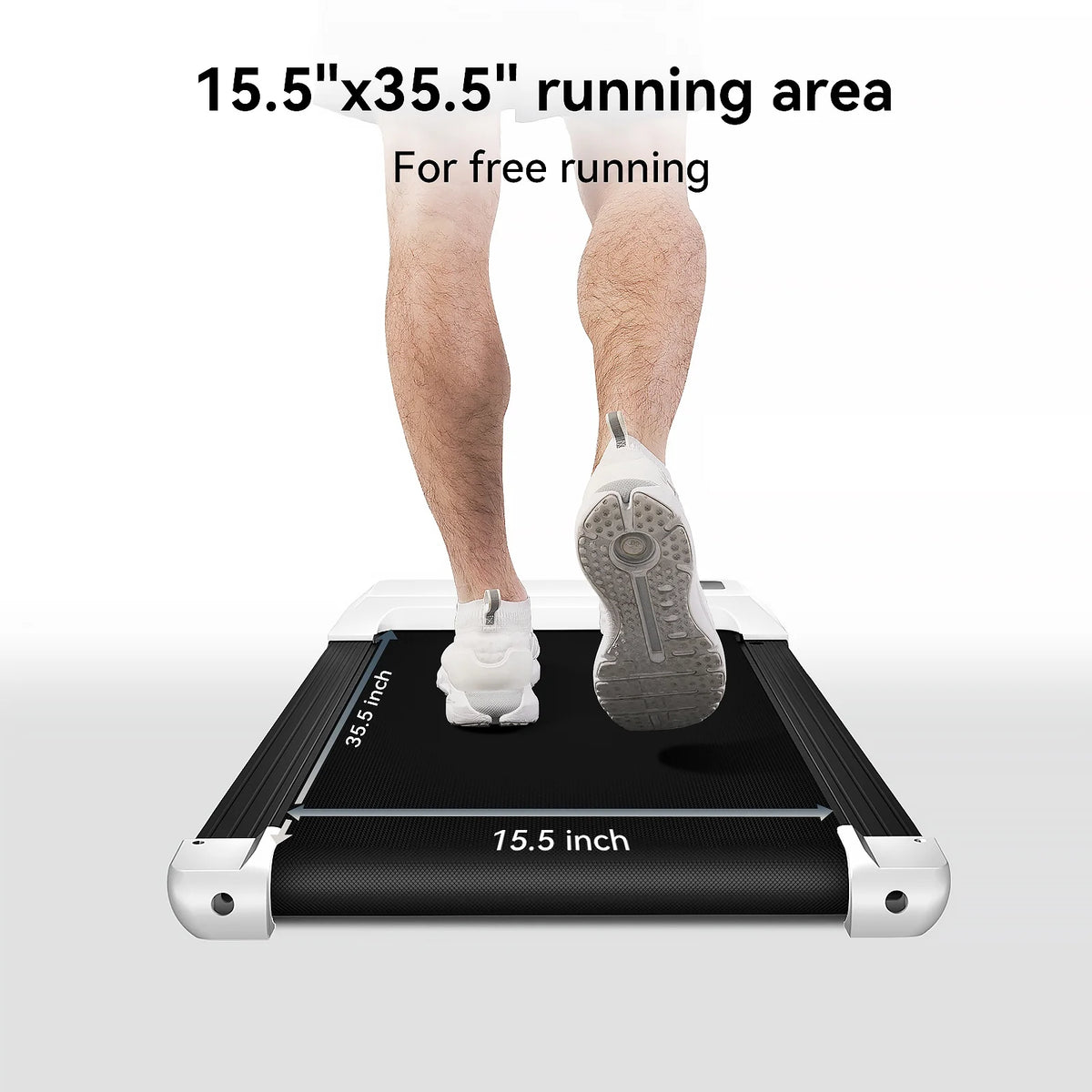 Walking Pad with Remote Control, 2 in 1 Under Desk Treadmill, 300lbs Capacity with LED Display P18044