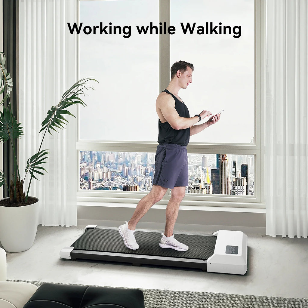 Walking Pad with Remote Control, 2 in 1 Under Desk Treadmill, 300lbs Capacity with LED Display P18044